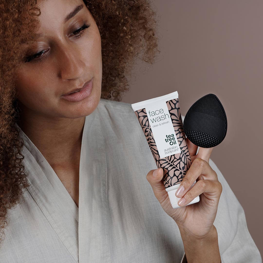 Ansiktspakke med face scrubber — 5-pakk til daglig rens av uren hud med kviser