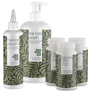 XL pakke til hårtap - 5 produkter mot hårtap med biotin mot tynt hår