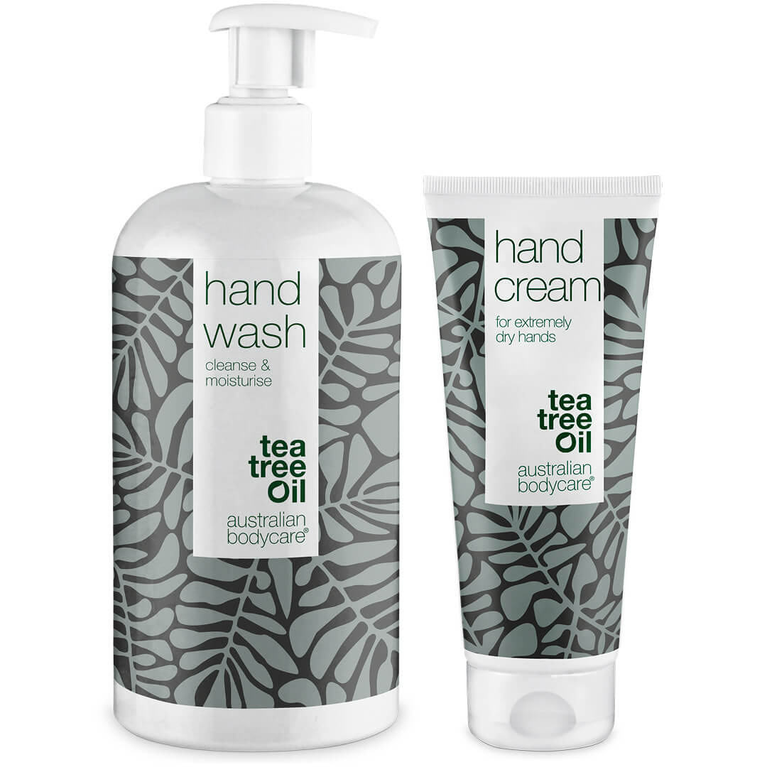 2 produkter til tørre, sprukket og røde hender | Håndsåpe &amp; Håndkrem