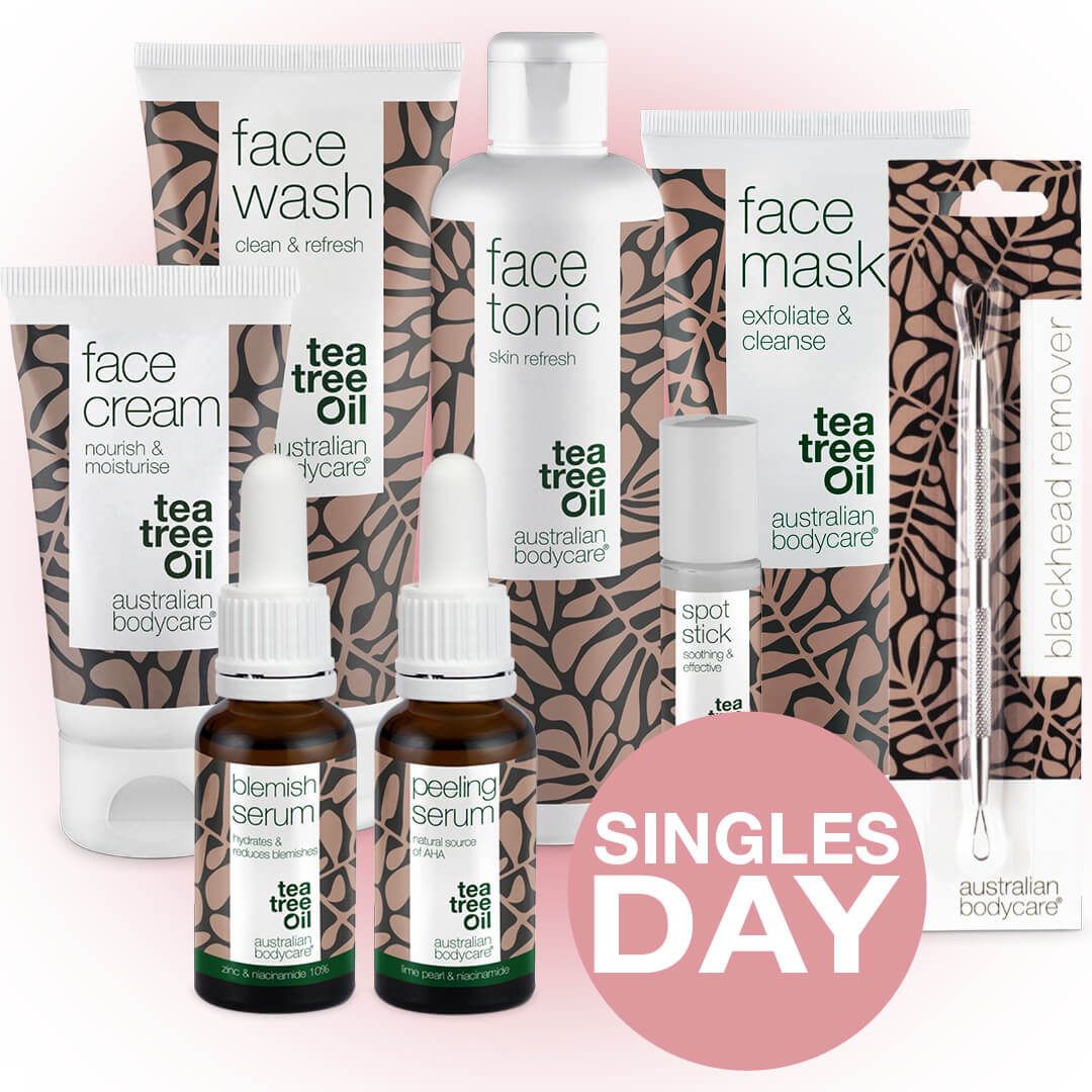 Singles Day-tilbud på ansiktspleie - Spar 20 % i dag