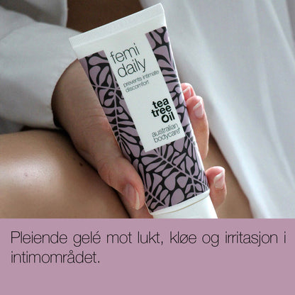 Femi Daily Intimpleie Gel - Naturlig Intimpleie Gel mot lukt, kløe og tørrhet i intimområdet