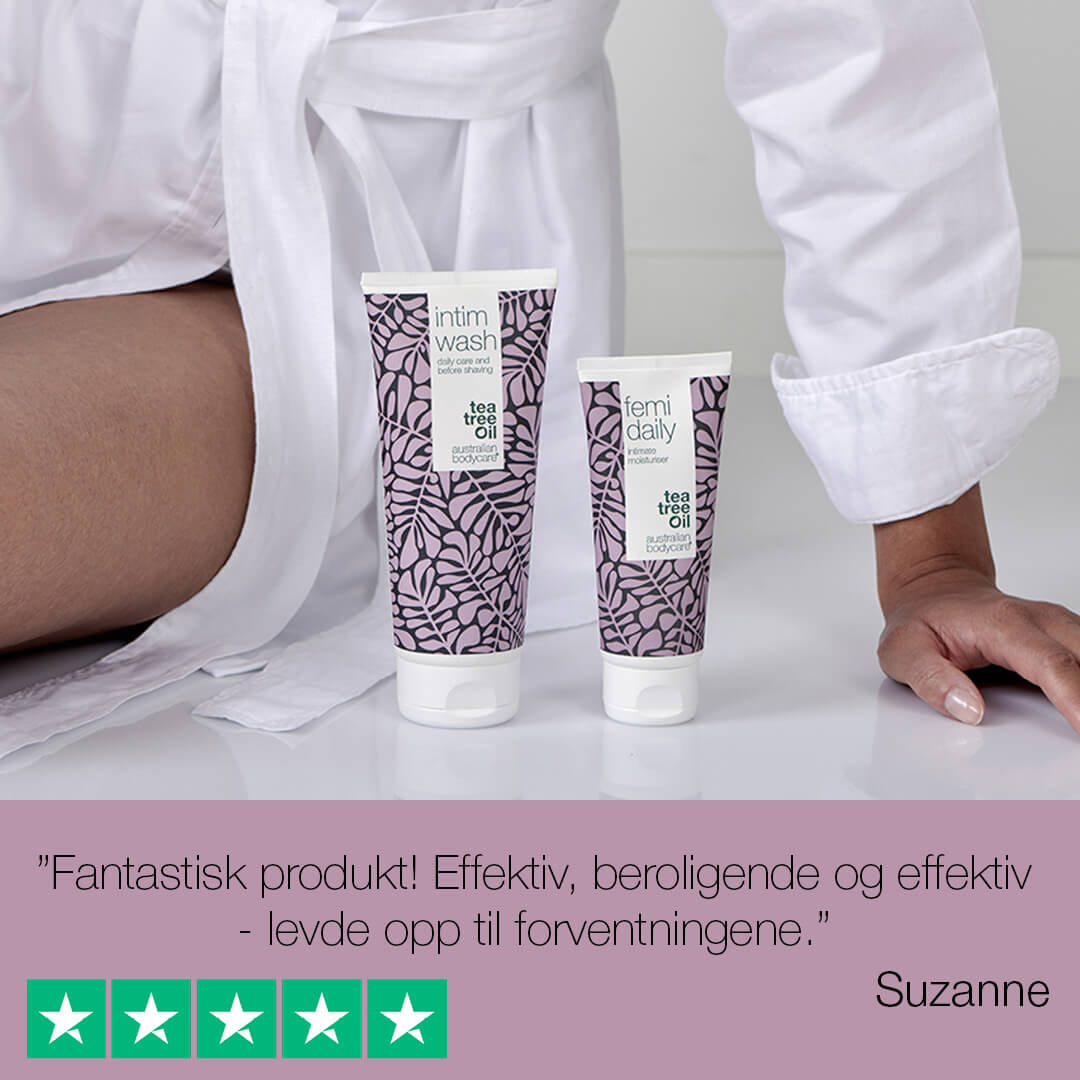 2 stk. Femi Daily Intimpleie Gel — Naturlig Intimpleie Gel mot lukt, kløe og tørrhet i intimområdet