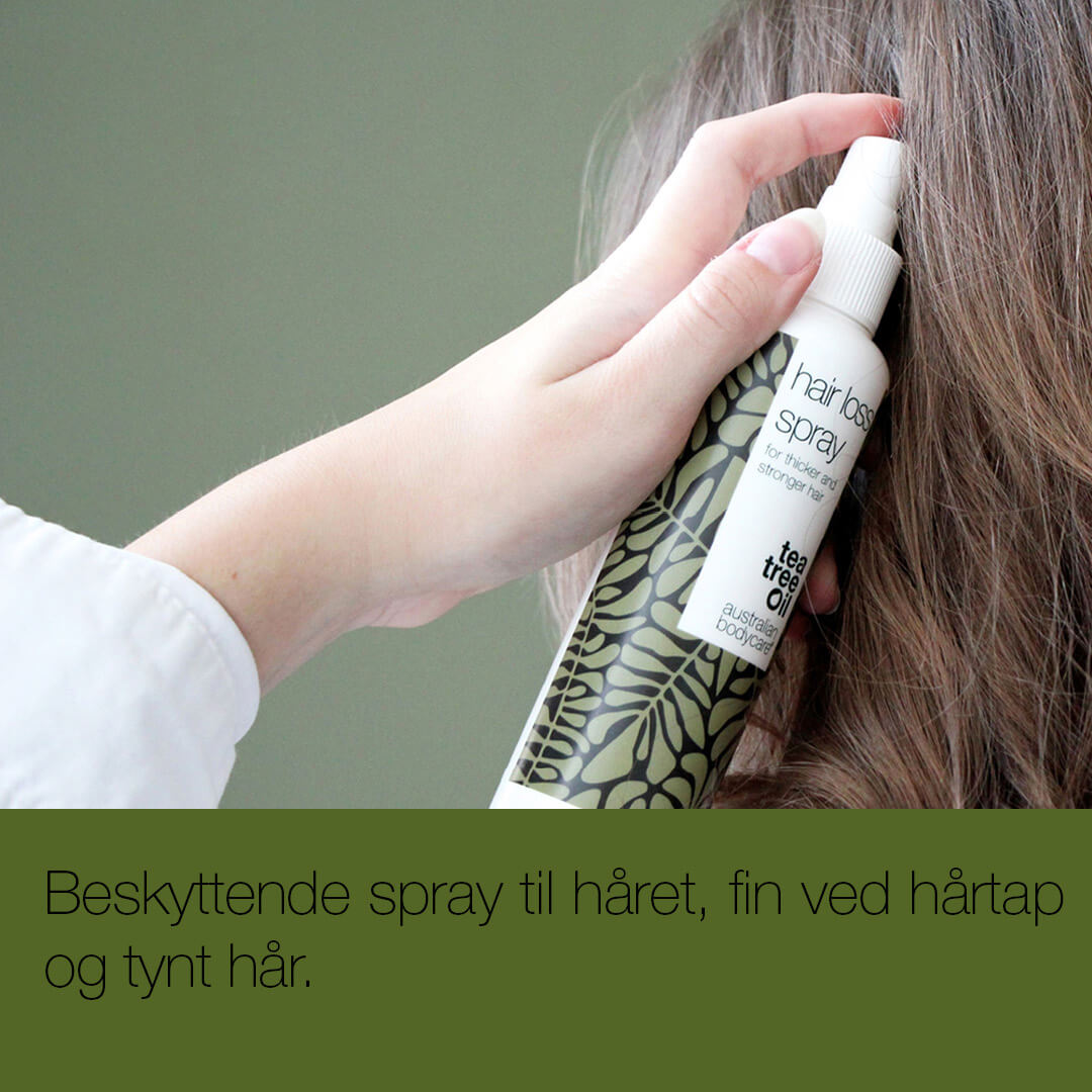 Hårtap Spray — Beskyttende spray til håret, fin ved hårtap og tynt hår