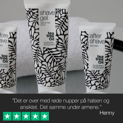 Barbergel til Herre - Barbergelé mot røde nupper og utslett ved barbering